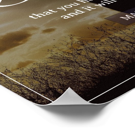 何で頼も祈りの言葉で信じは ポスター (角)