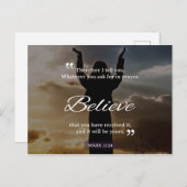何で頼も祈りの言葉で信じは ポストカード (正面/裏面)