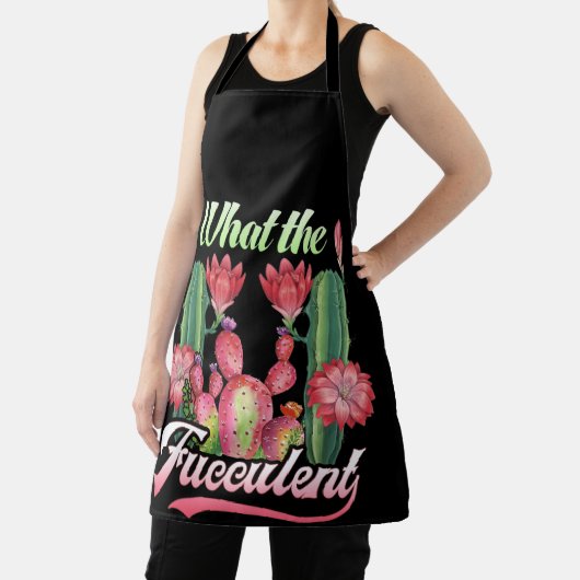何というすてきなサボテンの多肉植物園芸 エプロン (インサイチュ)