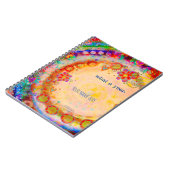 何という一年のカラフルパーソナライズされたインスピレーション ノートブック (左側)