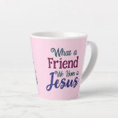 何という友人 カフェラテマグ (右アングル)