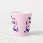 何という友人 カフェラテマグ (正面)