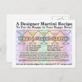 何という桃だ!春マルチニレシピカード葉書 ポストカード (正面/裏面)