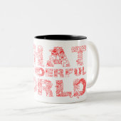 何という素晴らしい世界 ツートーンマグカップ (正面右)