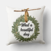 何という美しい日 クッション (裏面)