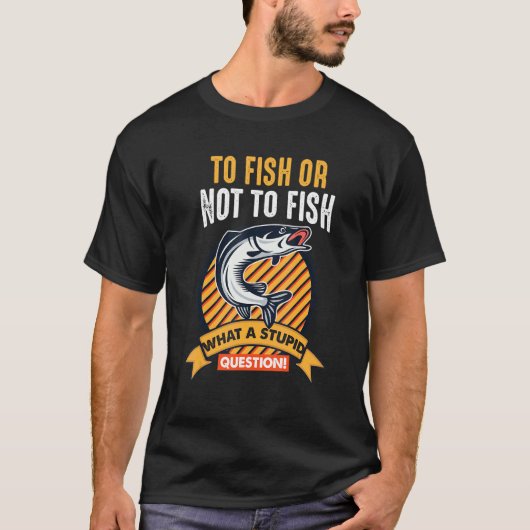 何という馬鹿な問題を釣る Tシャツ (正面)