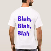 何とかかんとか Tシャツ (裏面)