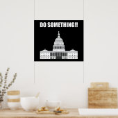 何とかして!!議会は今すぐアンチトランプ ポスター (キッチン)