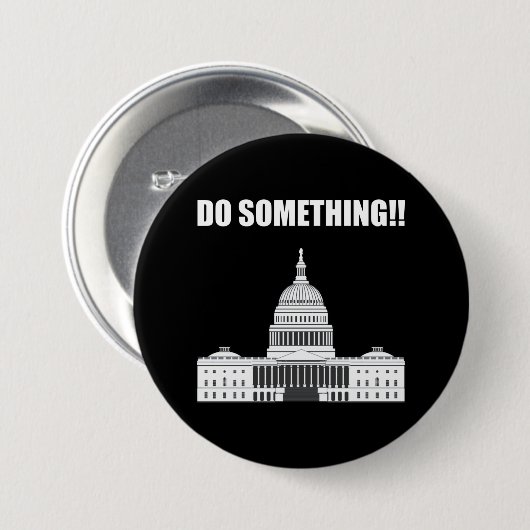 何とかしろ!!議会が今行動を起こさねばならないアンチ-切り札 缶バッジ (正面&裏面)