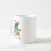 何とかなるって!楽しいクリスマス コーヒーマグカップ (正面左)
