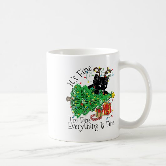 何とかなるって!楽しいクリスマス コーヒーマグカップ (右)