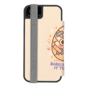 何とか持ちこたえてる INCIPIO iPhoneウォレットケース (フォリオ裏面)