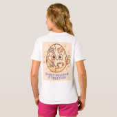何とか持ちこたえてる Tシャツ (裏面フル)
