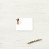 何と偉大なダンはおもしろいドッグ引用文 ポストイット (デスク上)