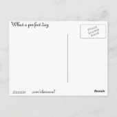 何と申し分のない日だ ポストカード (裏面)