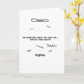 何と言っても カード (黄色い花)