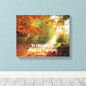何にでもシーズンバイブルの聖句がある キャンバスプリント (インサイチュ (ウッドフロア))