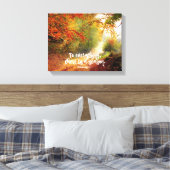 何にでもシーズンバイブルの聖句がある キャンバスプリント (インサイチュ (寝室))