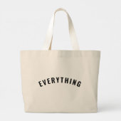 何にでも使える大きなショッピングバッグ ラージトートバッグ (裏面)