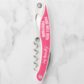 何にでも合うピンク ソムリエナイフ (正面)