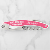 何にでも合うピンク ソムリエナイフ (正面)