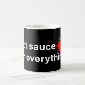何にでも熱いソース コーヒーマグカップ (中央)