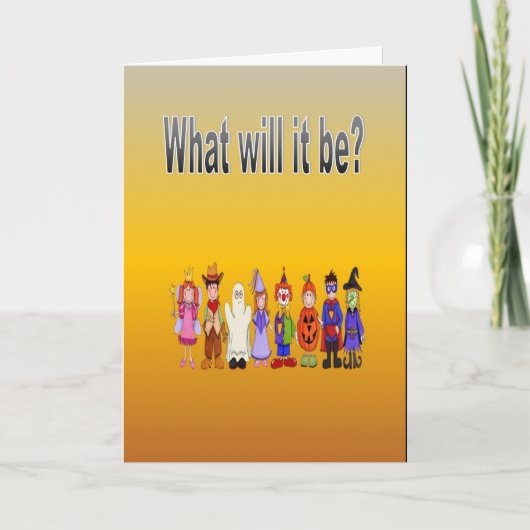 何になる？ カード (正面)