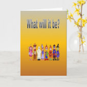 何になる？ カード (黄色い花)