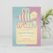 何になる? ベビーシャワー招待状 招待状 (スタンド正面)