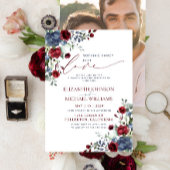 何にもこだわらず、ただ愛を。ブルーバーズガンディーのカジュアルフォト 招待状