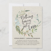 何にも飾らない、ただ愛を | 結婚披露宴 (裏面)