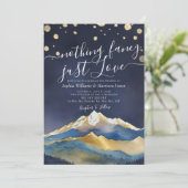 何にも飾らない、ただ愛を。青金山のウェディング 招待状 (スタンド正面)