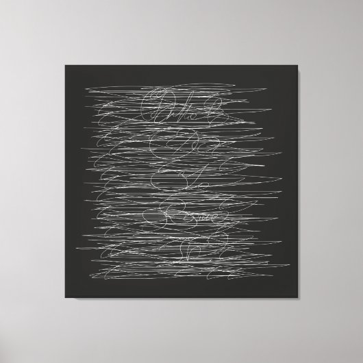 何に住んでいるか キャンバスプリント (正面)