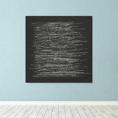 何に住んでいるか キャンバスプリント (インサイチュ (ウッドフロア))