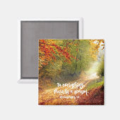 何に対しても、シーズンバイブルの詩がある マグネット (正面/裏面)