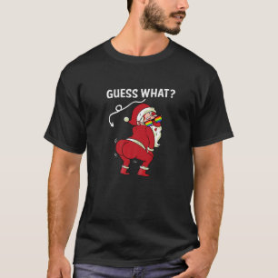 何のおもしろいゲイサンタ・クラウスLGBT国旗のレインボー Tシャツ