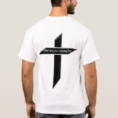 何のために走っているありますか。 Tシャツ (裏面)