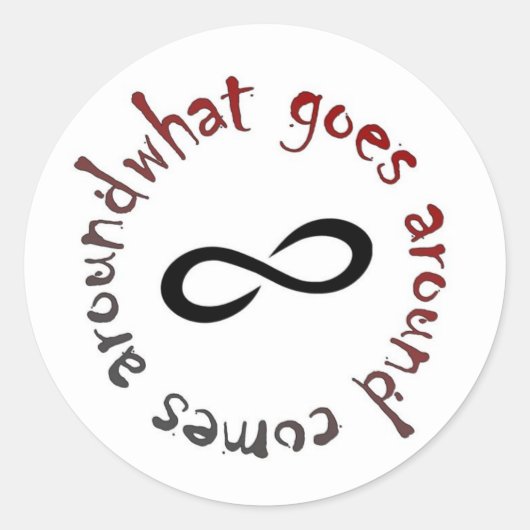 何のまわりにが来のまわりに ラウンドシール (正面)