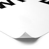 何のウリゼン読プリントだ ポスター (角)