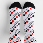 何のカードだ遊った？4枚のカードがユーモアに合う ソックス (上部)