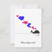 何のクジラだ？ 招待状 (正面)