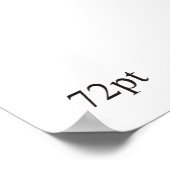 何のフォント?72ポイントパレット ポスター (角)