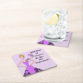 何のプリンセスが分からない？ スクエアペーパーコースター (インサイチュ)