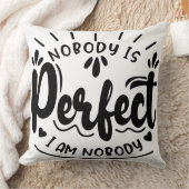 何の体も完璧ではない私は皮肉おもしろい的な現状ではない クッション (ブランケット)