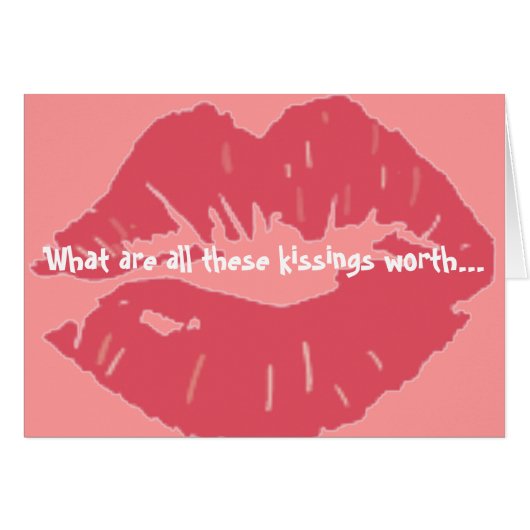 何の価値があるのもしか。キスではない (正面横)