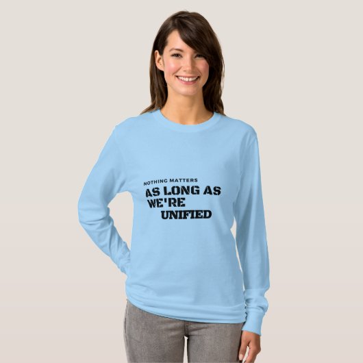 何の問題も Tシャツ (正面フル)