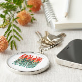 何の愚かなサボテンはガーデニングを吸う キーホルダー (側面)