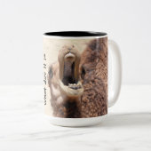 何の日か…検疫ハンプ日 ツートーンマグカップ (正面右)