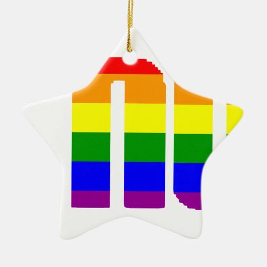 何の気にもしない セラミックオーナメント (正面)