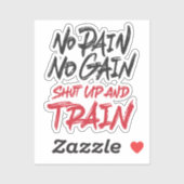 何の痛みも何の利益も停止し、トレーニング シール (シート)